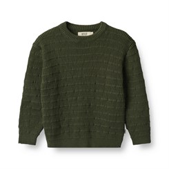 Wheat Knit Pullover Petro - Forest night